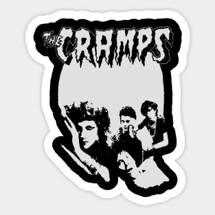 BW the cramps Sticker